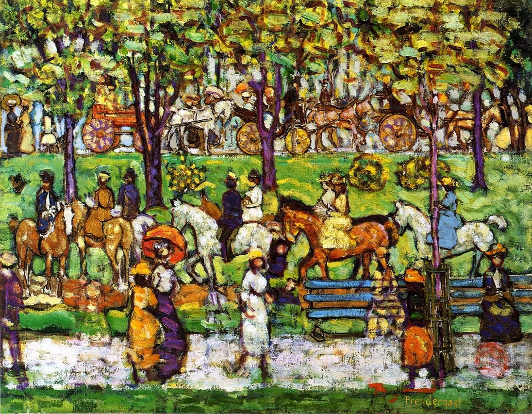 Central Park by Maurice Prendergast