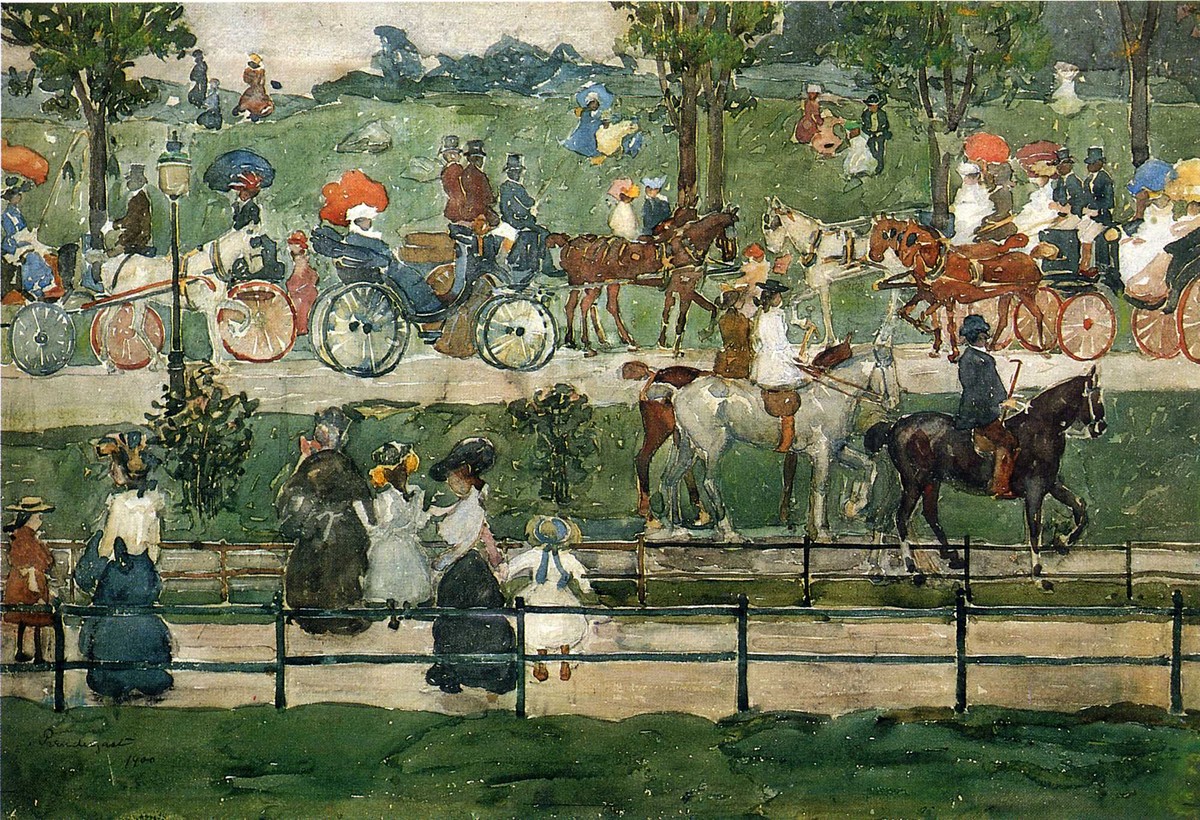 Central Park by Maurice Prendergast