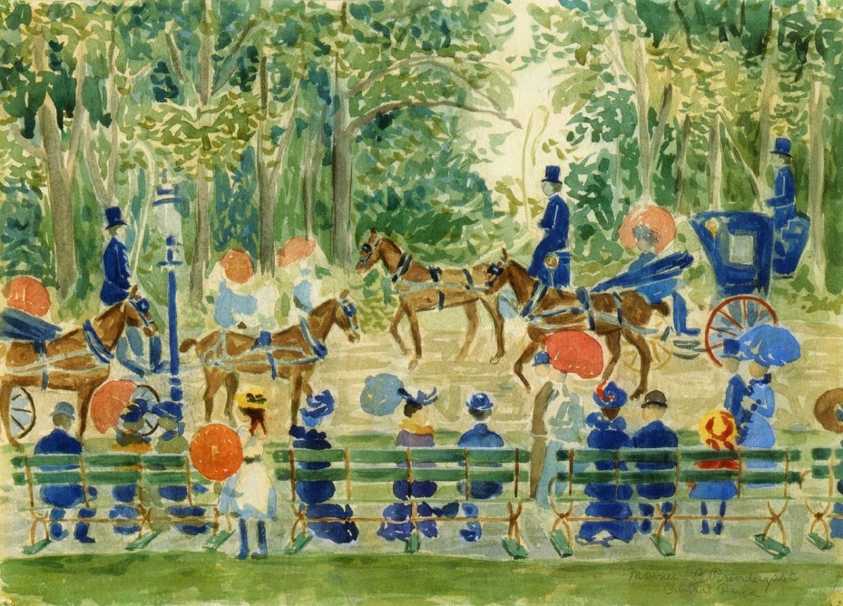 Central Park by Maurice Prendergast