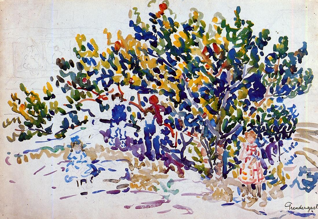 Children in the Tree by Maurice Prendergast