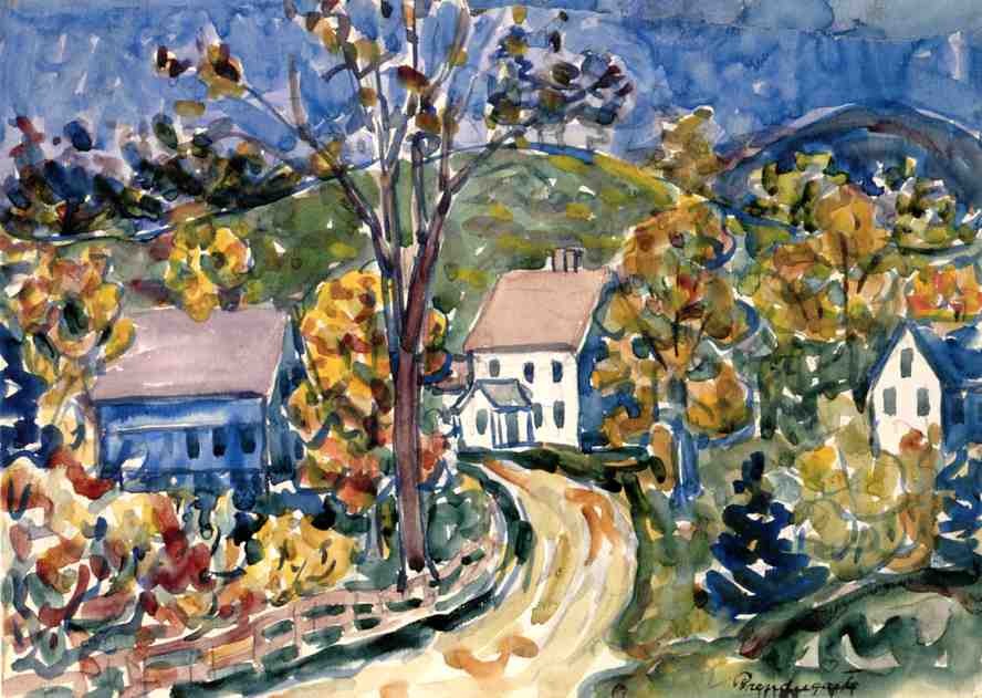 Country Road, New Hampshire by Maurice Prendergast