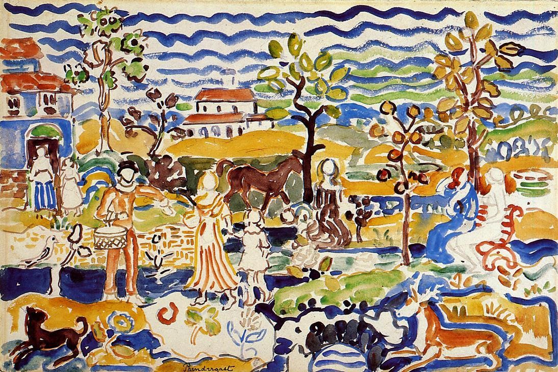 Decorative Composition by Maurice Prendergast