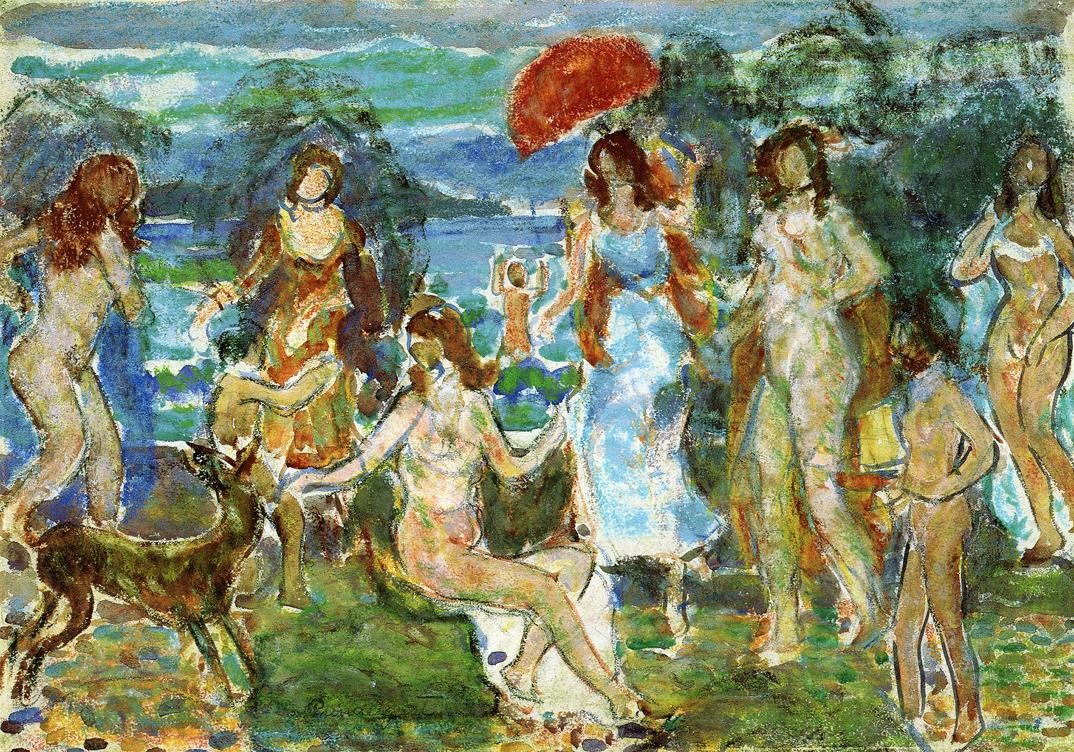 Distance Hills, Maine by Maurice Prendergast
