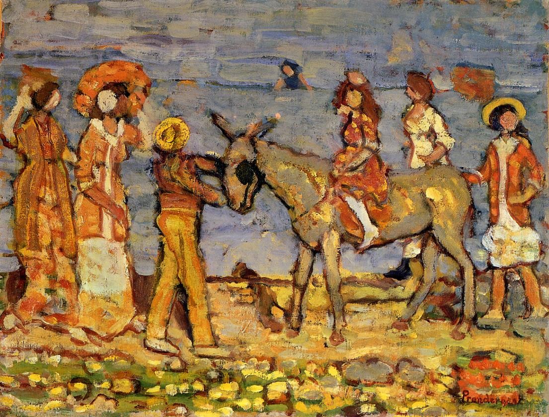 Donkey Rider by Maurice Prendergast