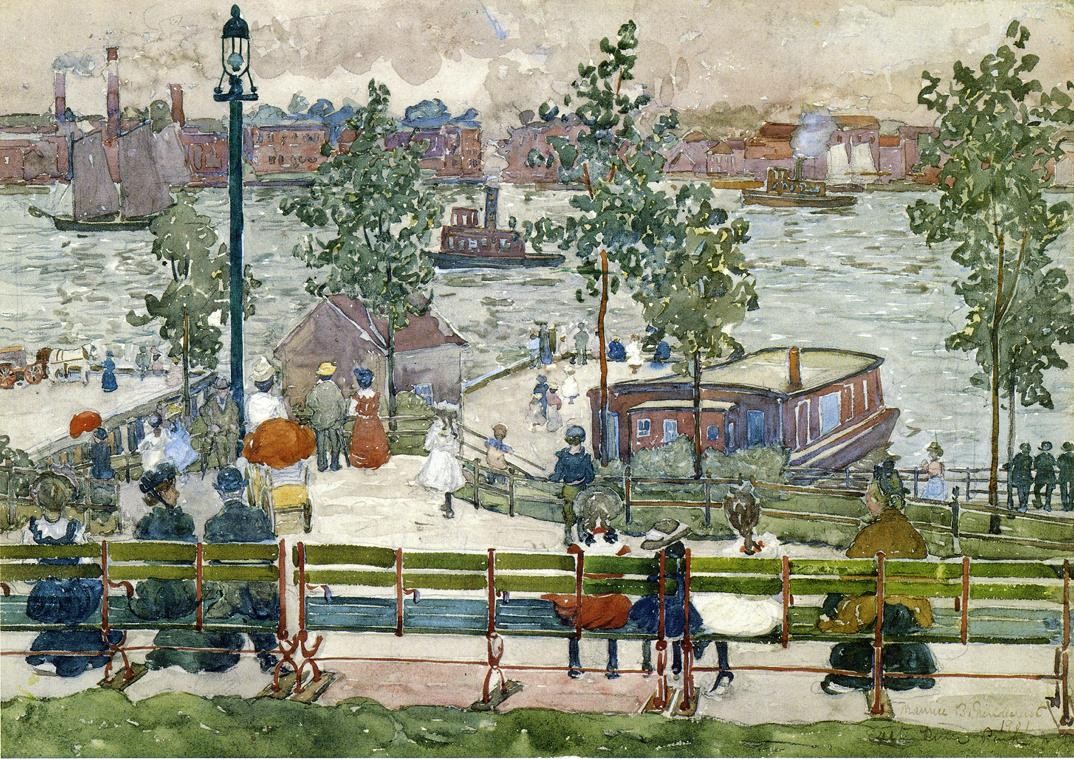 East River Park by Maurice Prendergast