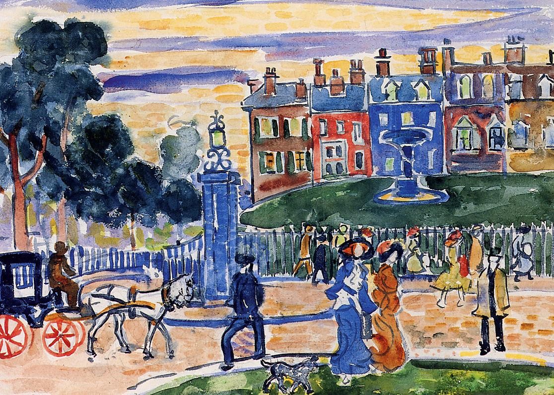 Edge of the Park by Maurice Prendergast