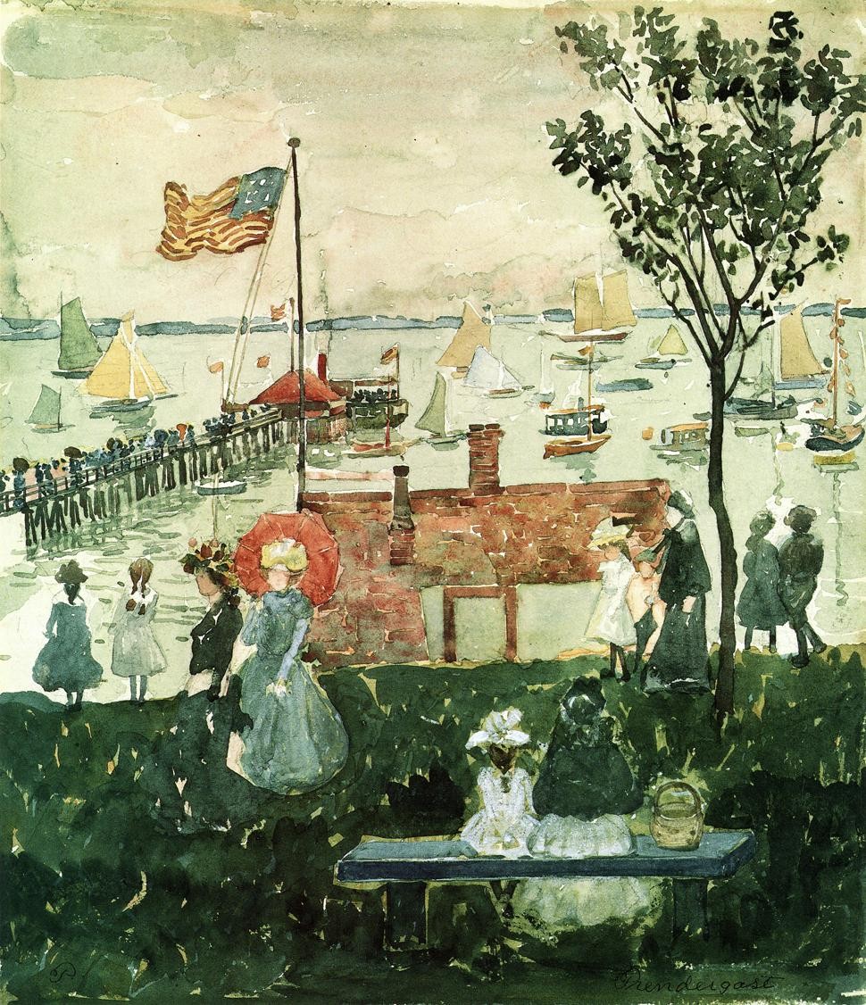Excursionists, Nahant by Maurice Prendergast
