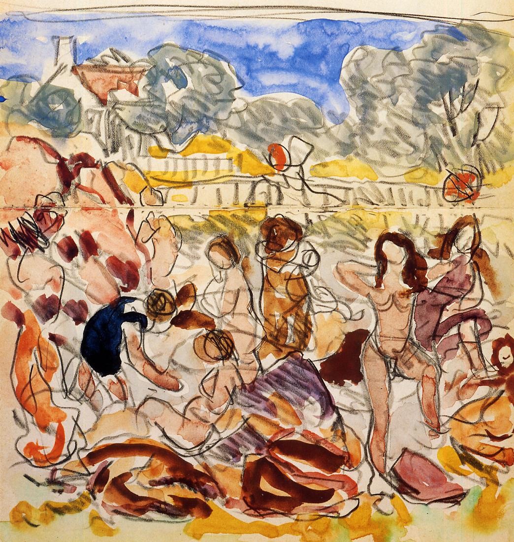 Figures on the Beach by Maurice Prendergast