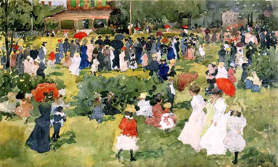 Franklin Park, Boston by Maurice Prendergast