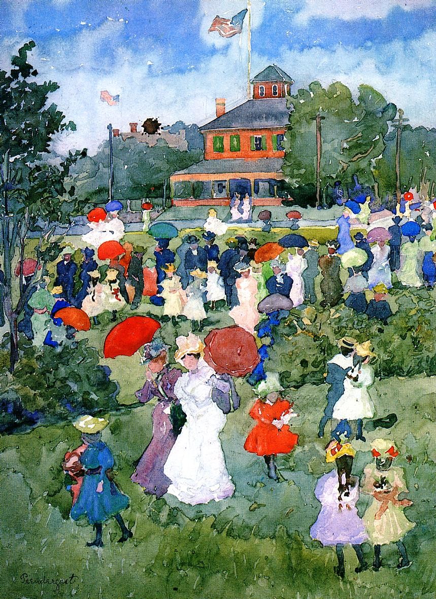 Franklin Park, Boston by Maurice Prendergast