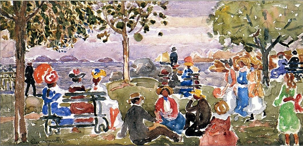 Gloucester Park by Maurice Prendergast