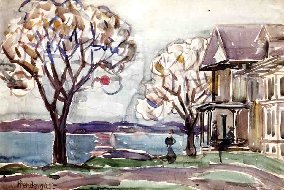 House by the Sea by Maurice Prendergast