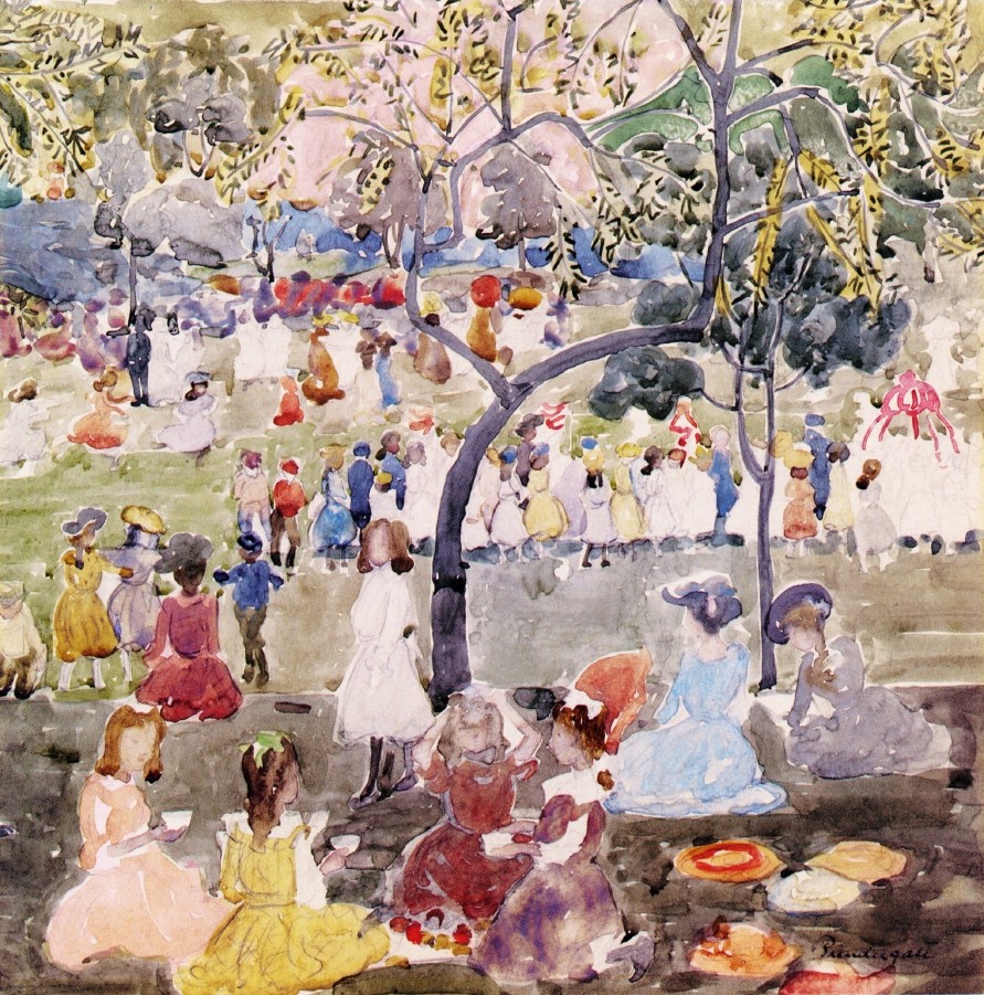 In the Park by Maurice Prendergast