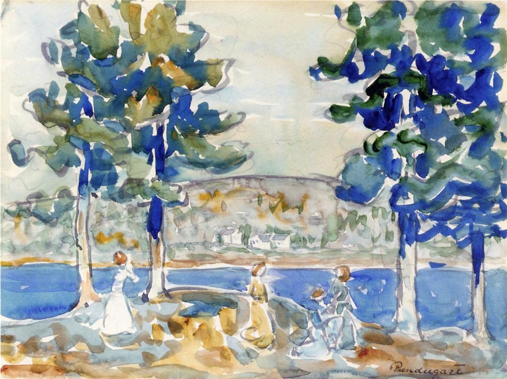 Lake, New Hampshire by Maurice Prendergast