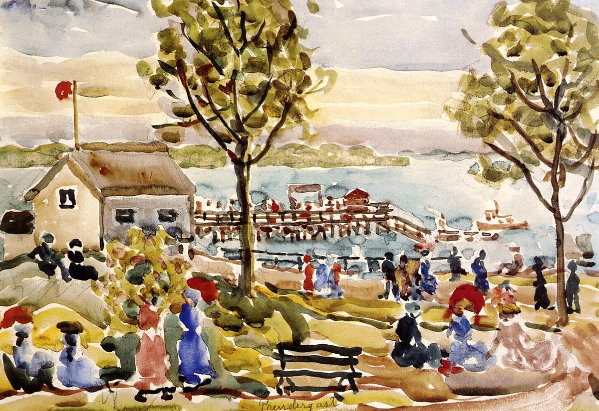 Landing Stage by Maurice Prendergast