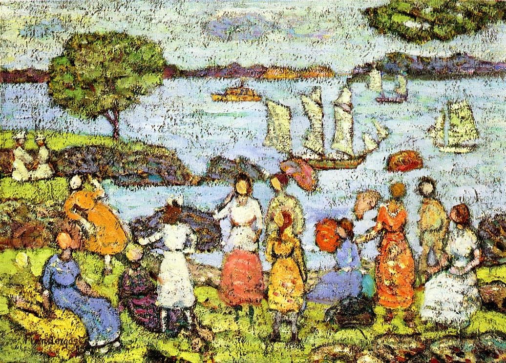 Late Afternoon, New England by Maurice Prendergast