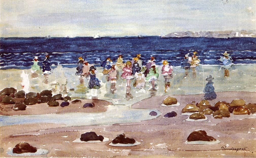 Low Tide by Maurice Prendergast
