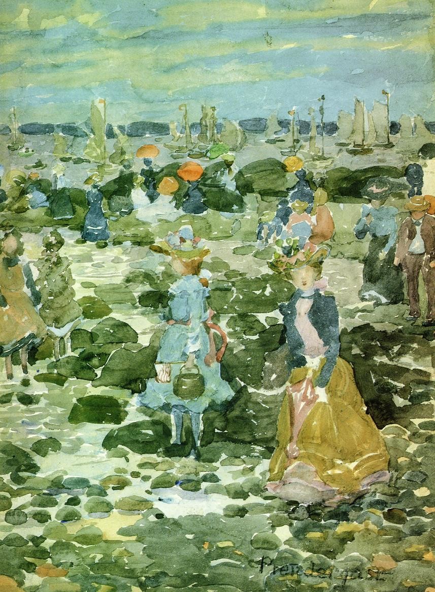Low Tide by Maurice Prendergast