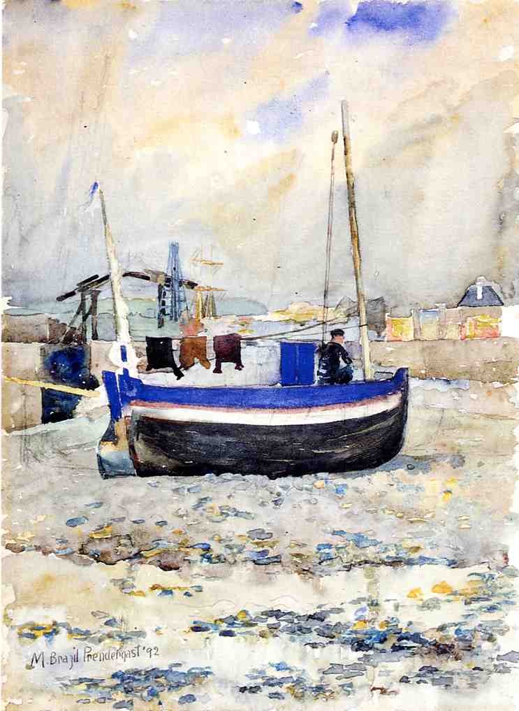 Low Tide, Afternoon, Treport by Maurice Prendergast