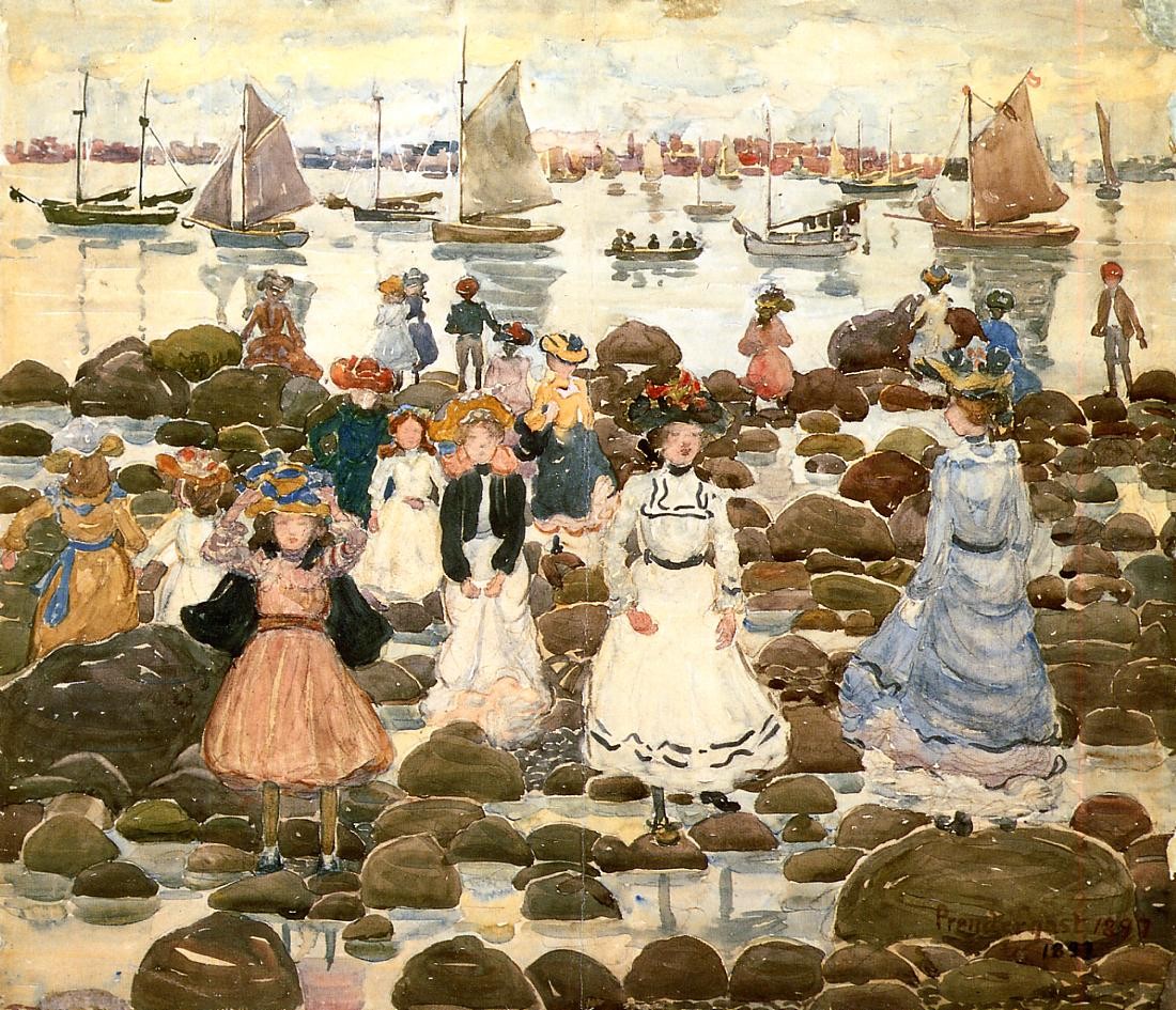 Low Tide, Beachmont by Maurice Prendergast
