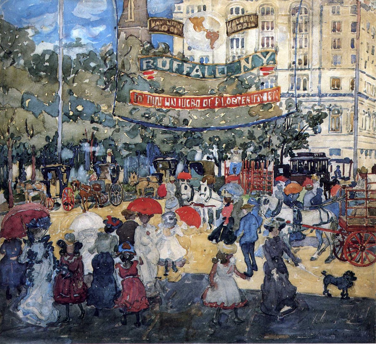 Madison Square by Maurice Prendergast