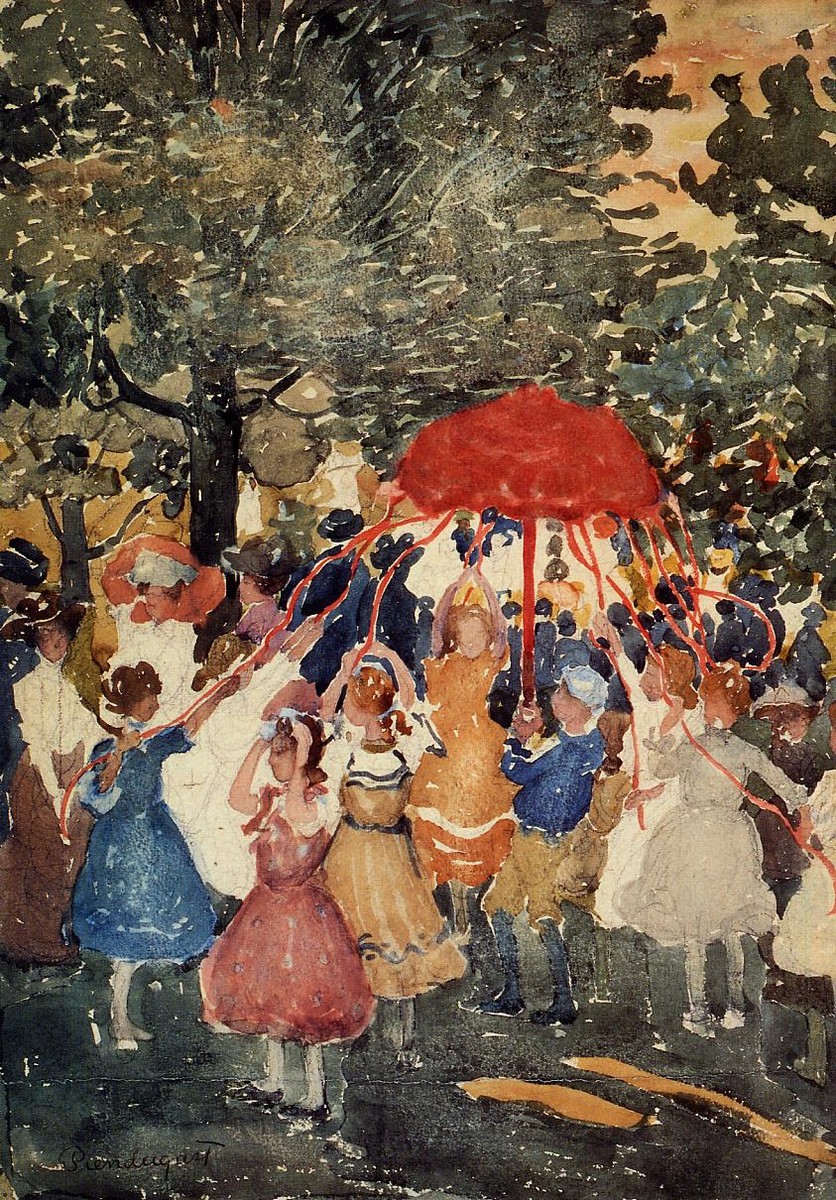 Maypole by Maurice Prendergast