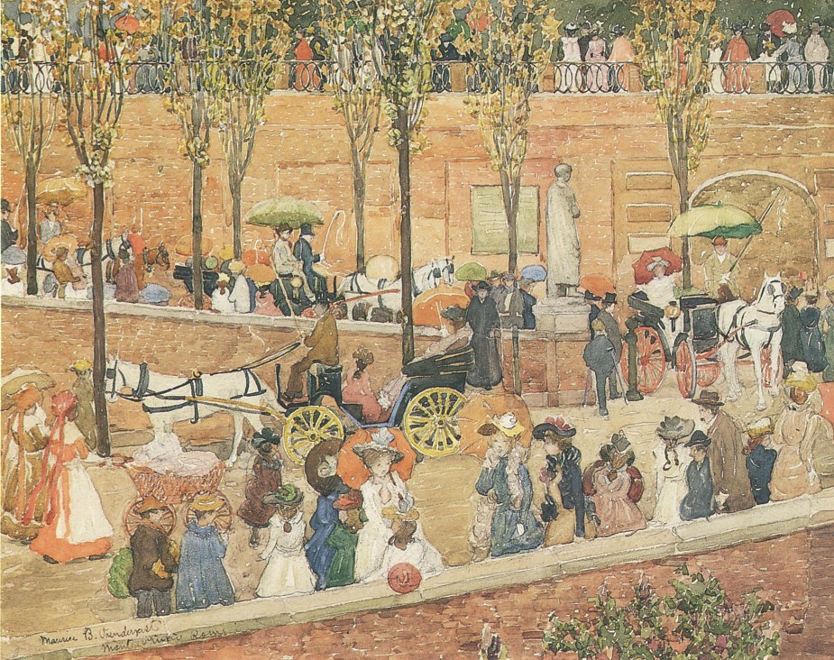 Monte Pincio, Rome by Maurice Prendergast