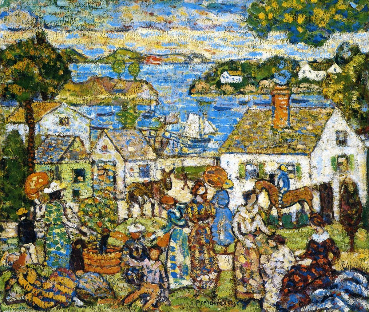 New England Harbour by Maurice Prendergast