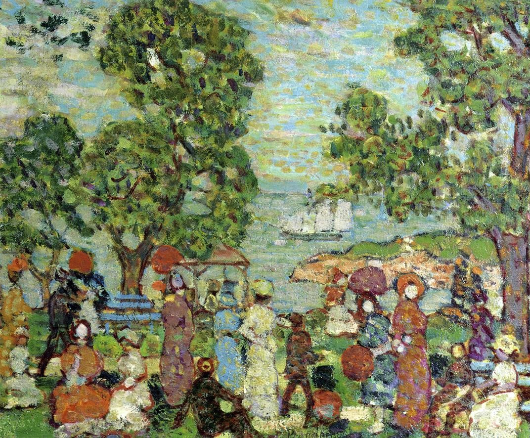 Park Scene NeBay by Maurice Prendergast