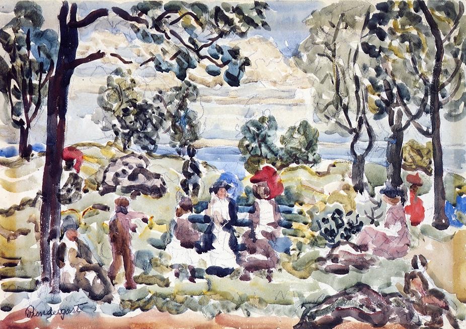 Park, Gloucester by Maurice Prendergast