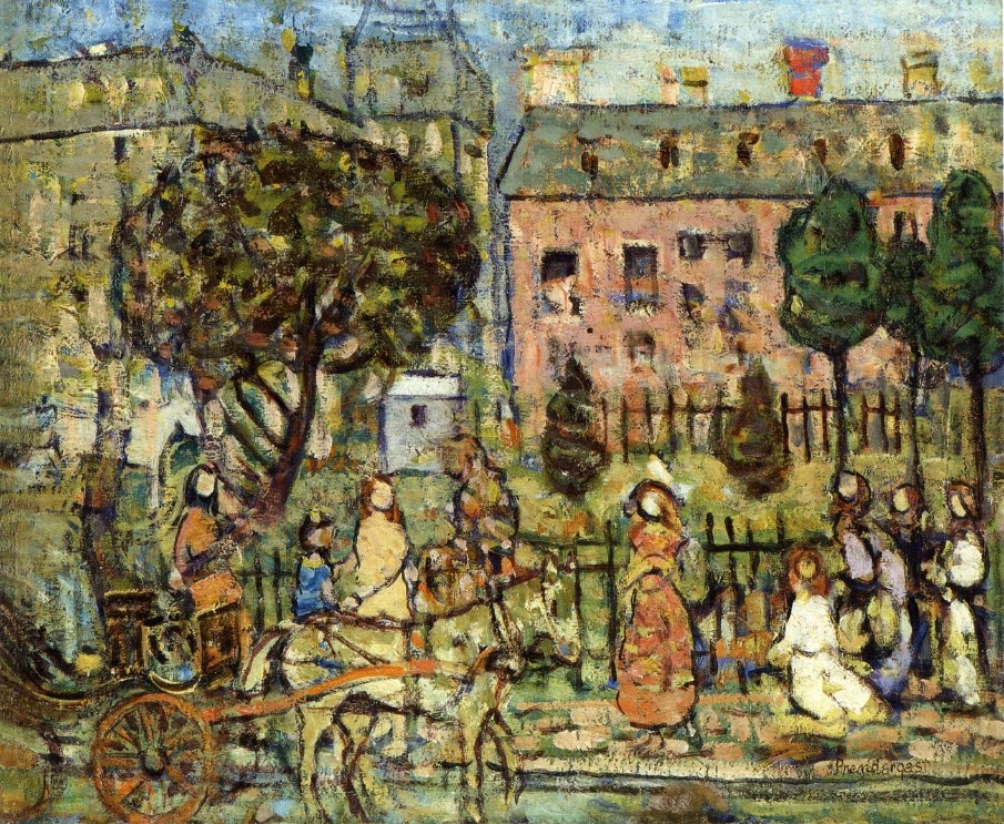 Park, Naples by Maurice Prendergast