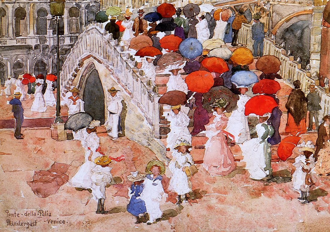Ponte della Paglia by Maurice Prendergast