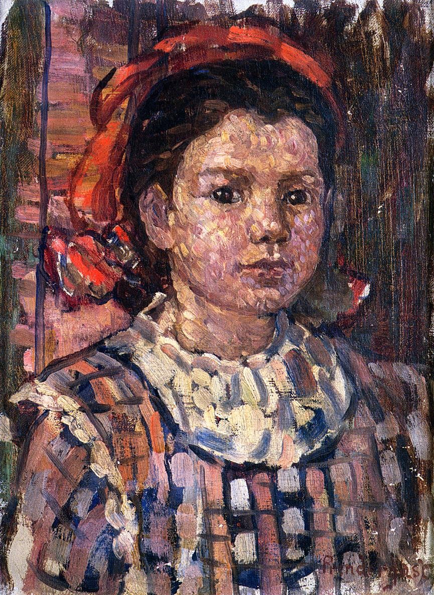 Portrait of a Young Girl by Maurice Prendergast