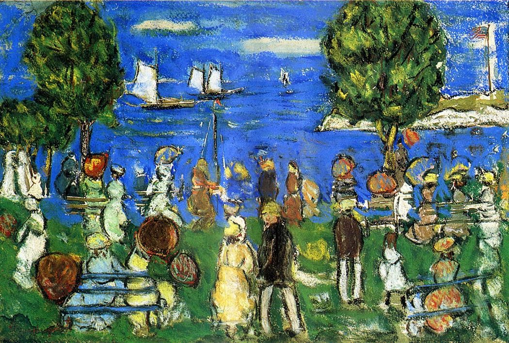 Promenade Salem by Maurice Prendergast