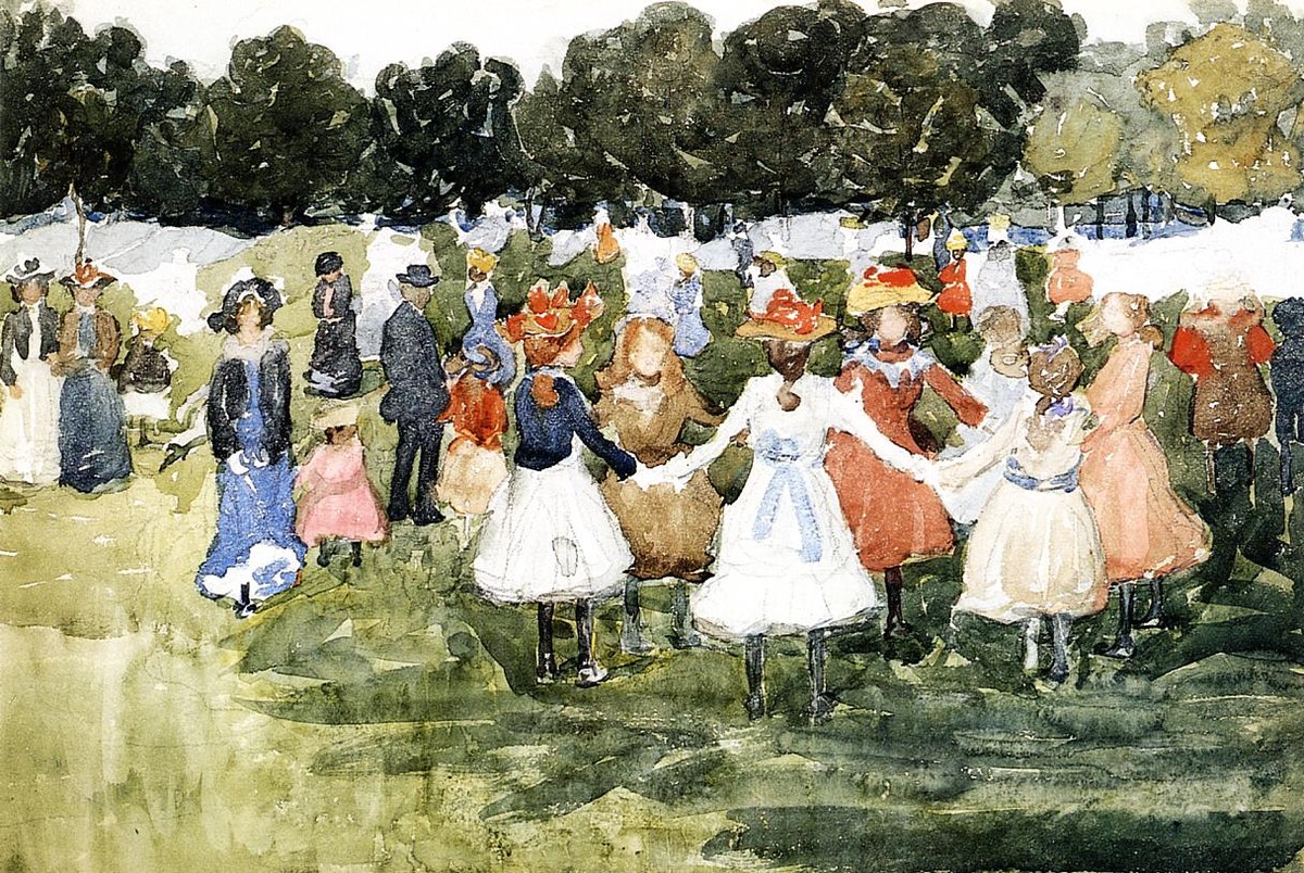 Ring around the Rosy by Maurice Prendergast