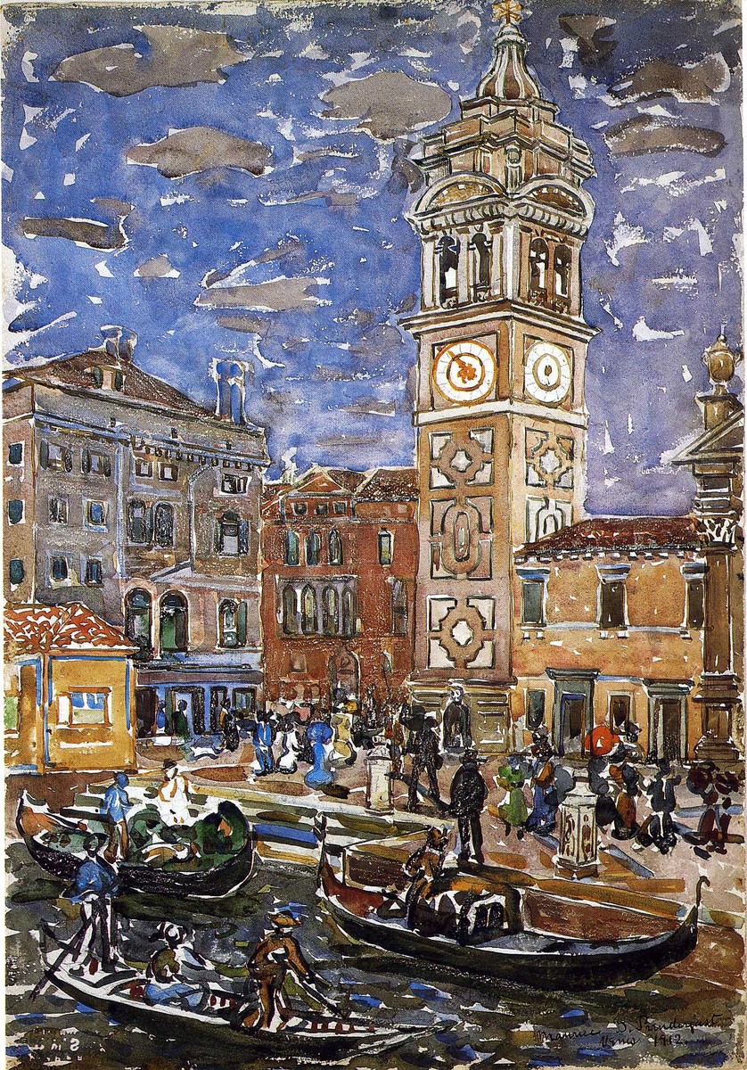 SanMaria Formosa, Venice by Maurice Prendergast