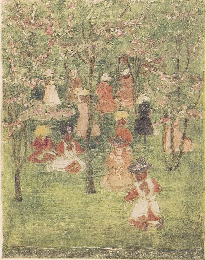 Spring in Franklin Park by Maurice Prendergast