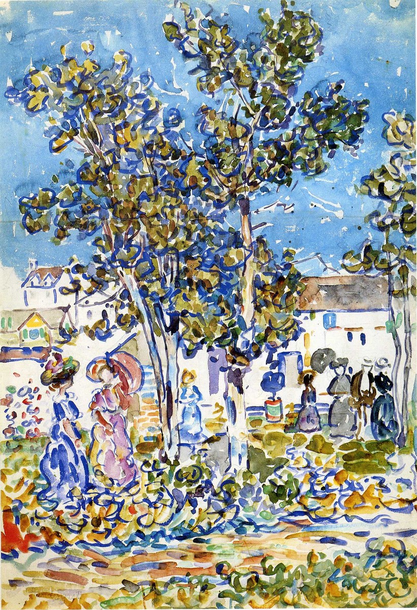 Spring Promenade by Maurice Prendergast