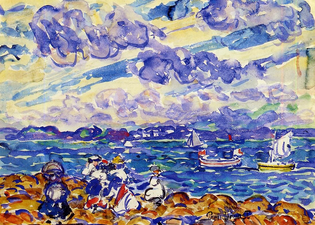 St. Malo by Maurice Prendergast
