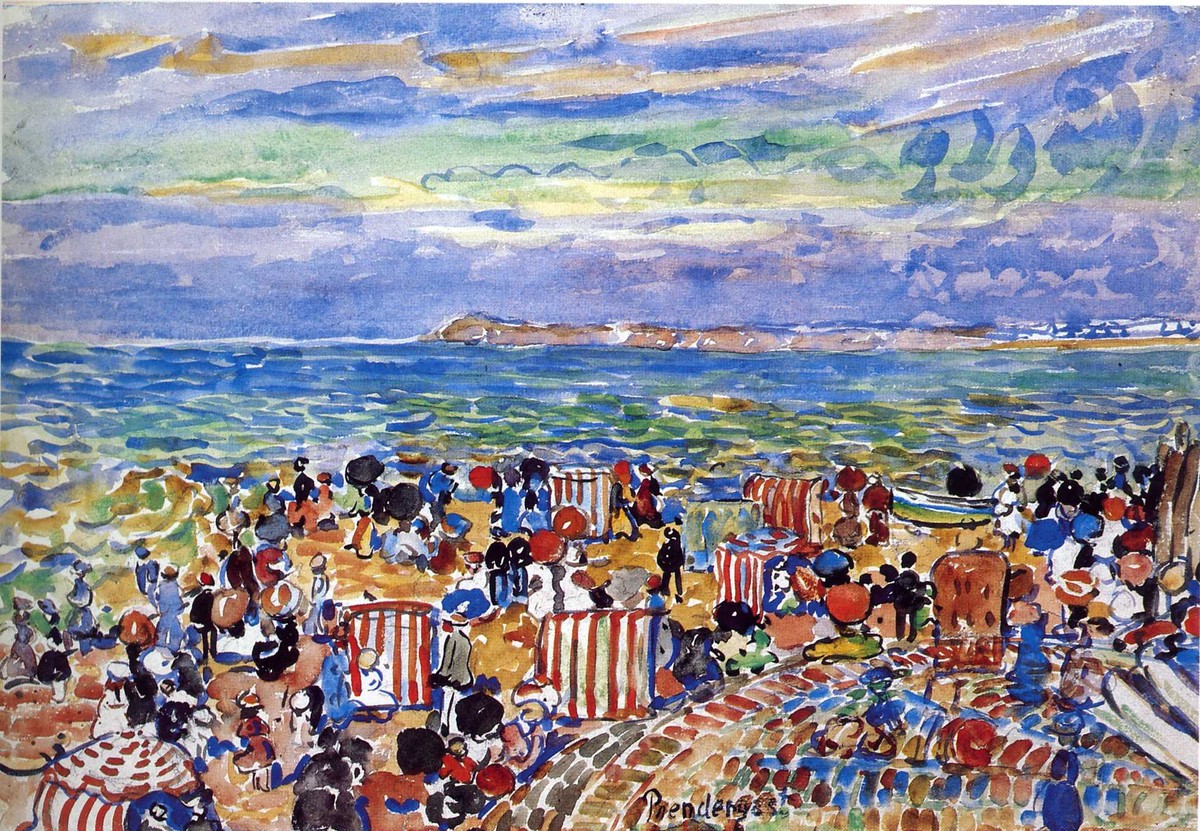 St. Malo No. 2 by Maurice Prendergast