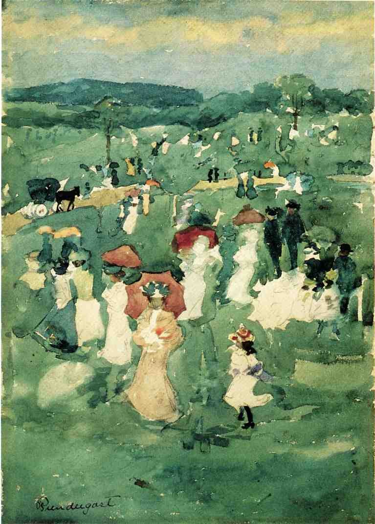 Strolling in the Park (also known as In the Park) by Maurice Prendergast