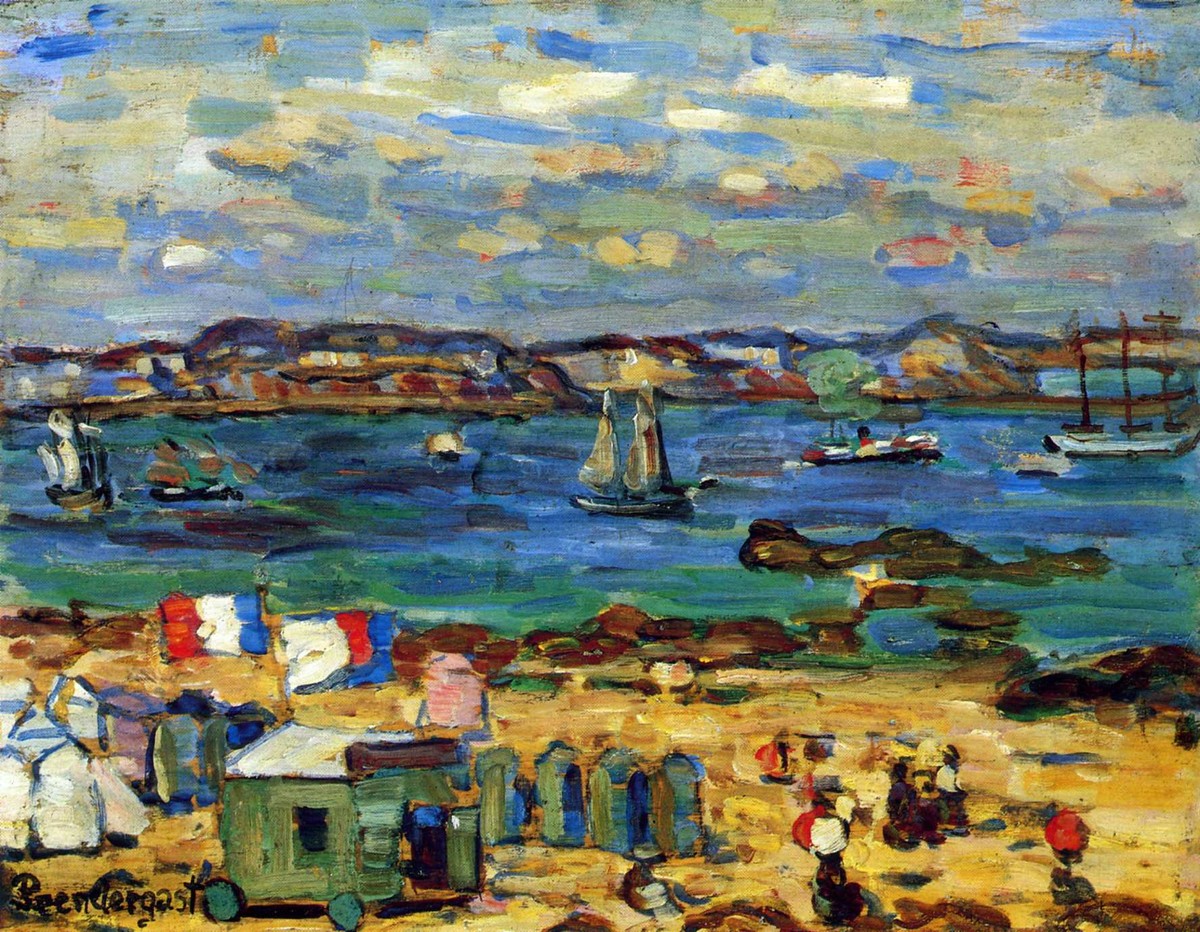 Study, St. Malo, No. 12 by Maurice Prendergast