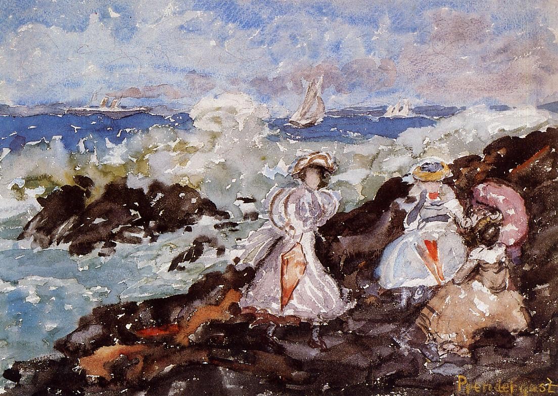 Surf, Cohasset by Maurice Prendergast