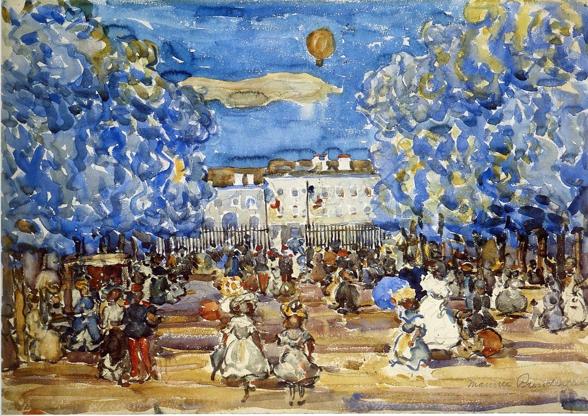 The Balloon by Maurice Prendergast