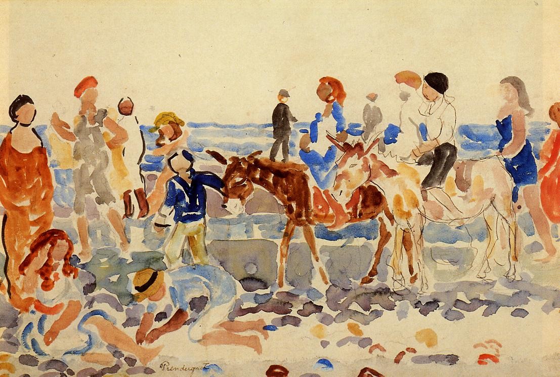 The Donkey Driver by Maurice Prendergast