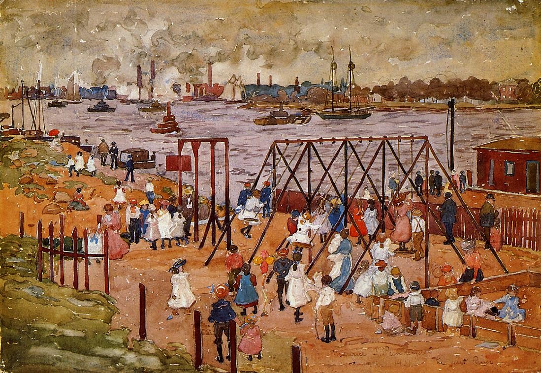 The East River by Maurice Prendergast