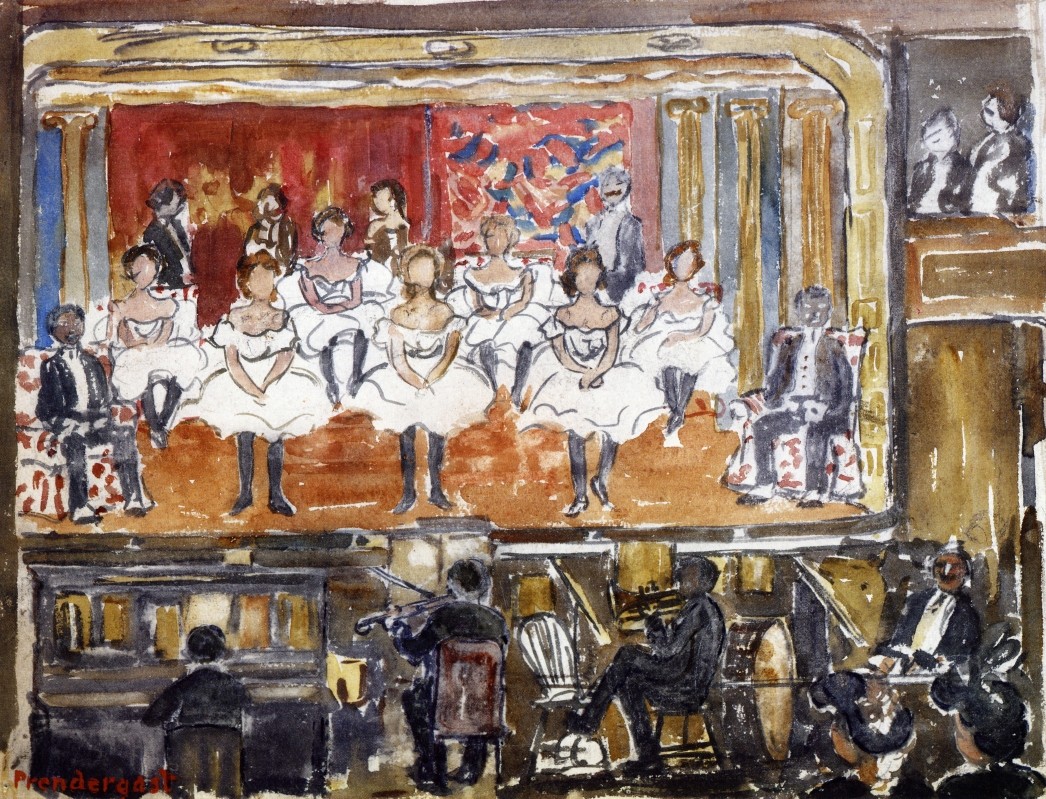 The End Men by Maurice Prendergast