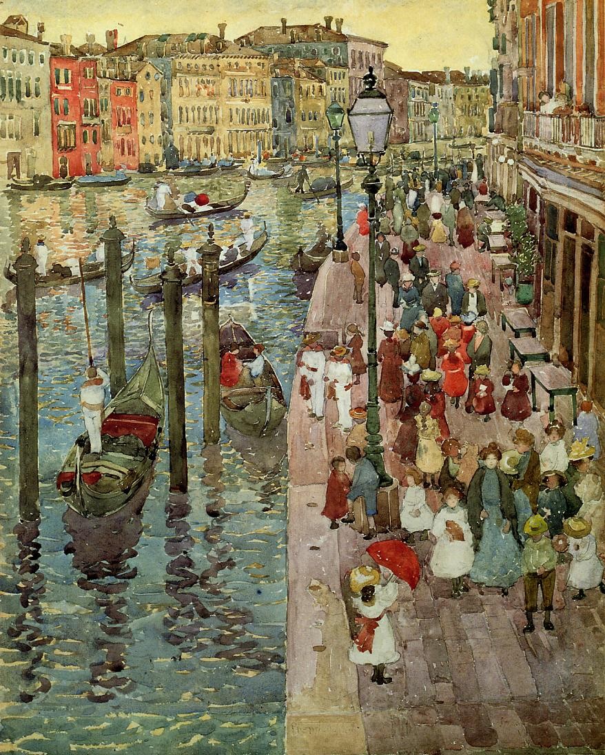 The Grand Canal, Venice by Maurice Prendergast