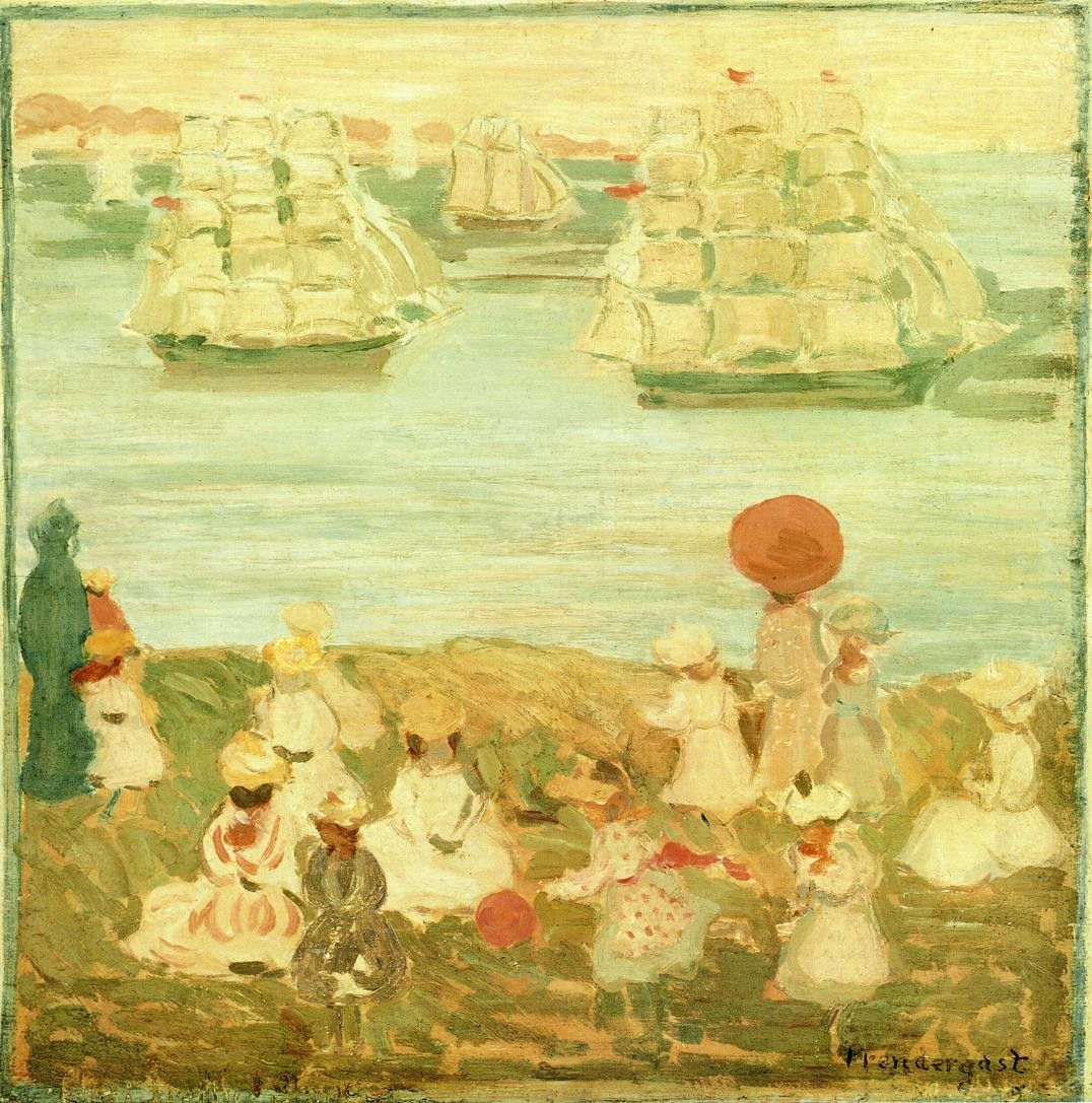 The Pretty Ships (also known as As the Ships Go By) by Maurice Prendergast