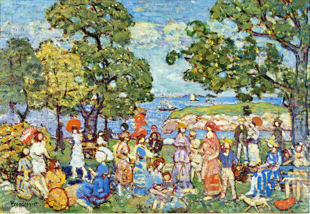 The Promenade by Maurice Prendergast